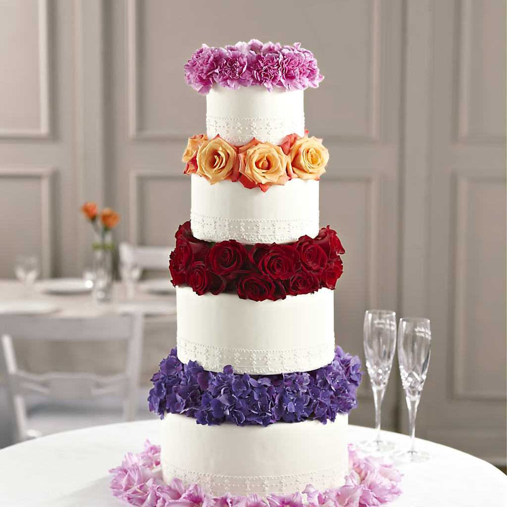 Infinite Love Cake Décor – Showcase Flowers, San Francisco CA