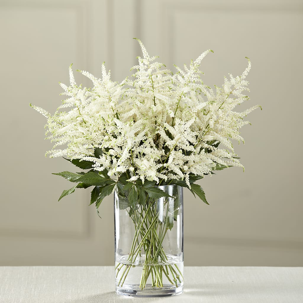 White Astilbe Bouquet – Showcase Flowers, San Francisco CA