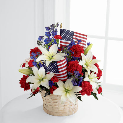 American Glory Bouquet –  Showcase Flowers, San Francisco CA