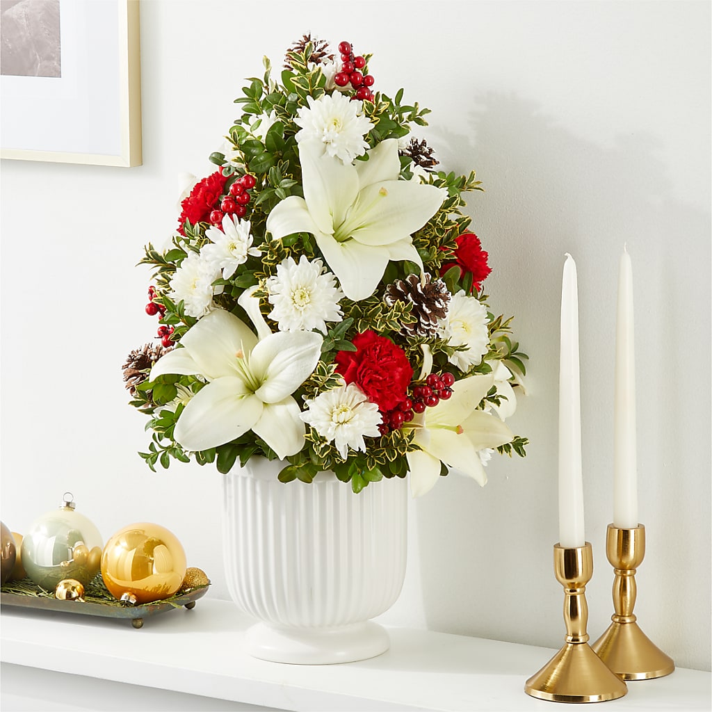 Festive Moments Tree –  Showcase Flowers, San Francisco CA