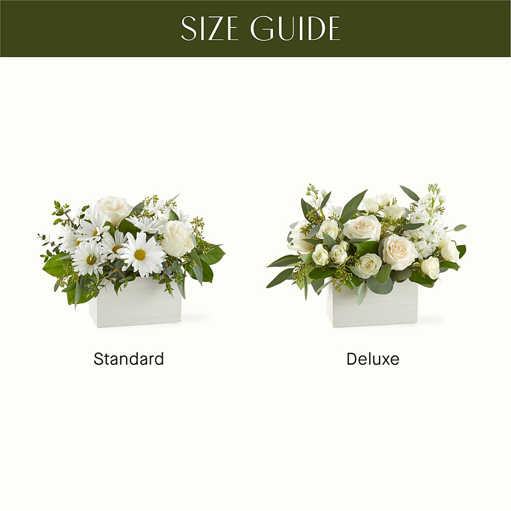 Fresh Linen Box Bouquet –  Showcase Flowers, San Francisco CA