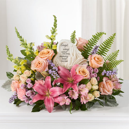 Gentle Light Arrangement –  Showcase Flowers, San Francisco CA
