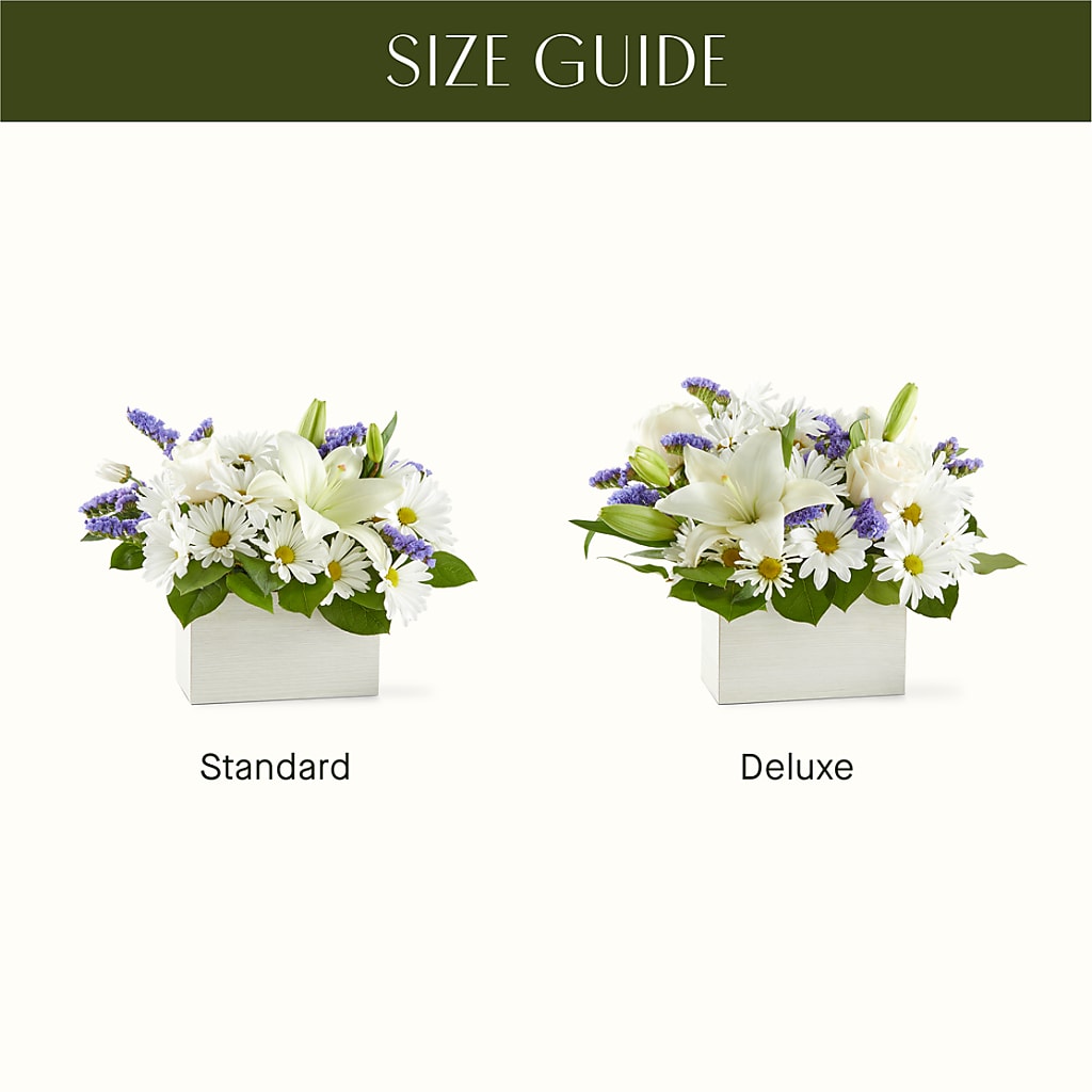 Beyond Blue Box Bouquet –  Showcase Flowers, San Francisco CA