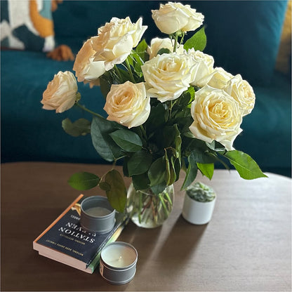 Long Stem Yellow Rose Bouquet –  Showcase Flowers, San Francisco CA