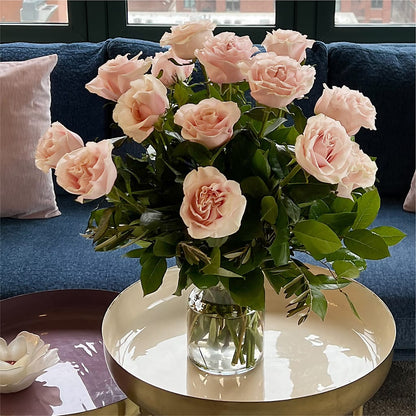 Long Stem Pink Rose Bouquet –  Showcase Flowers, San Francisco CA