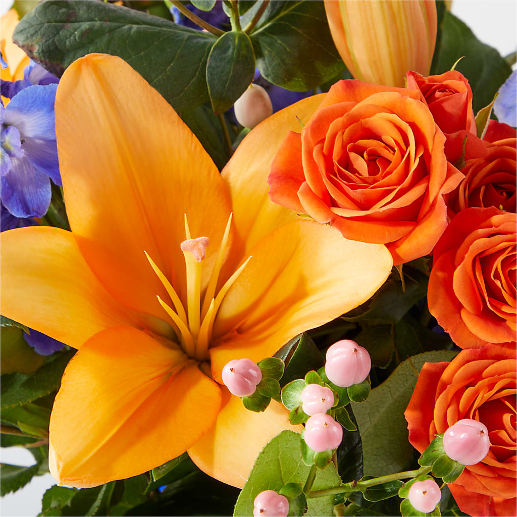 Radiant Citrus Bouquet –  Showcase Flowers, San Francisco CA