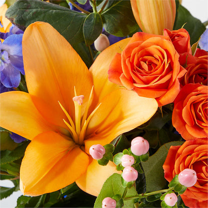 Radiant Citrus Bouquet –  Showcase Flowers, San Francisco CA