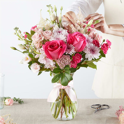 Pink Ribbon - A Florist Original –  Showcase Flowers, San Francisco CA