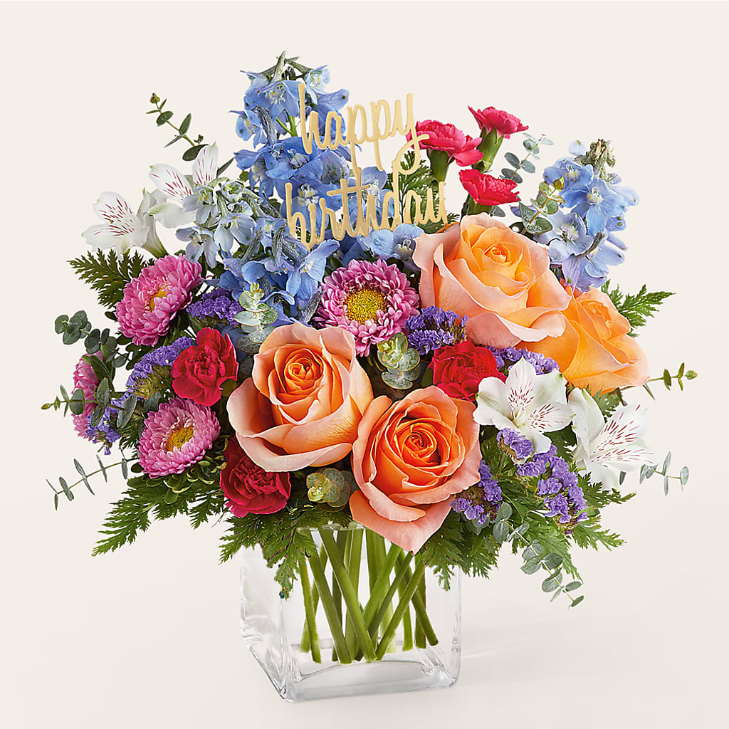 Birthday Bash Bouquet –  Showcase Flowers, San Francisco CA