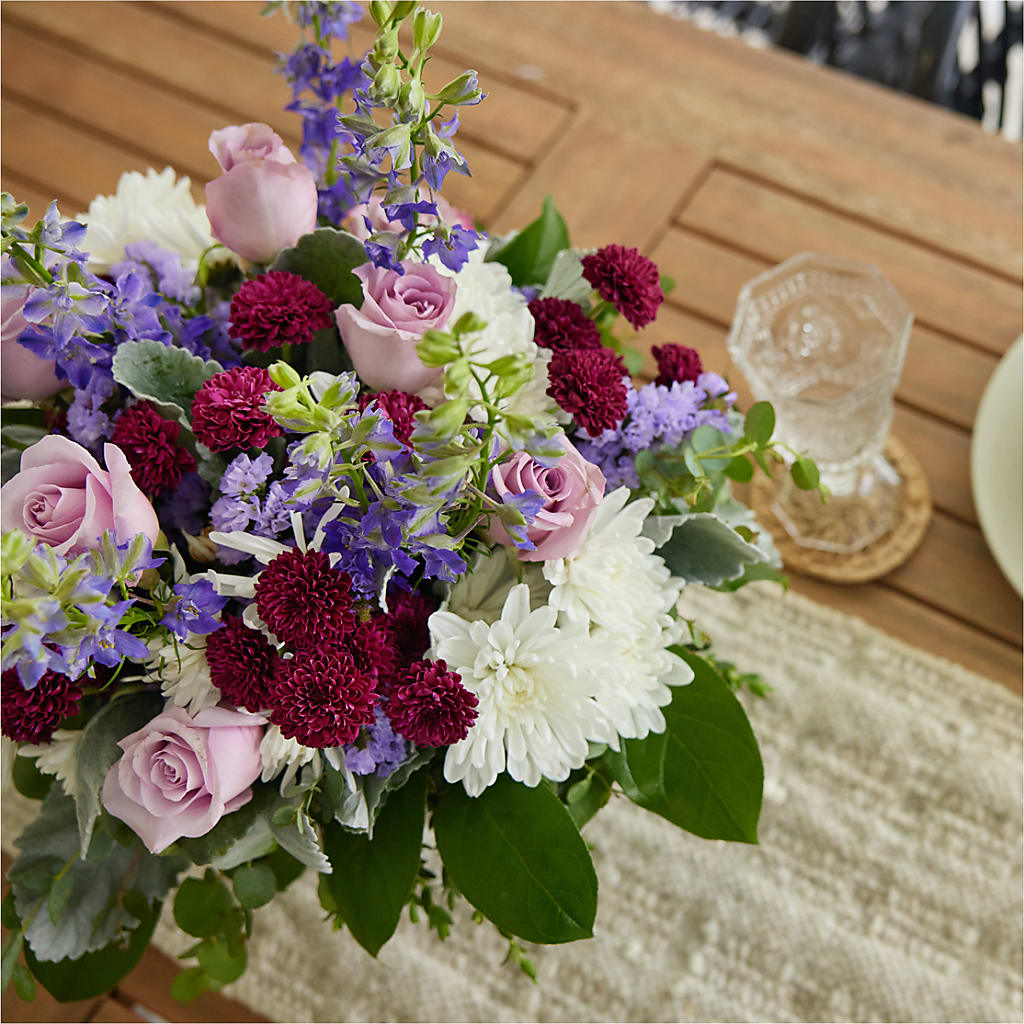 Violet Frost Bouquet –  Showcase Flowers, San Francisco CA