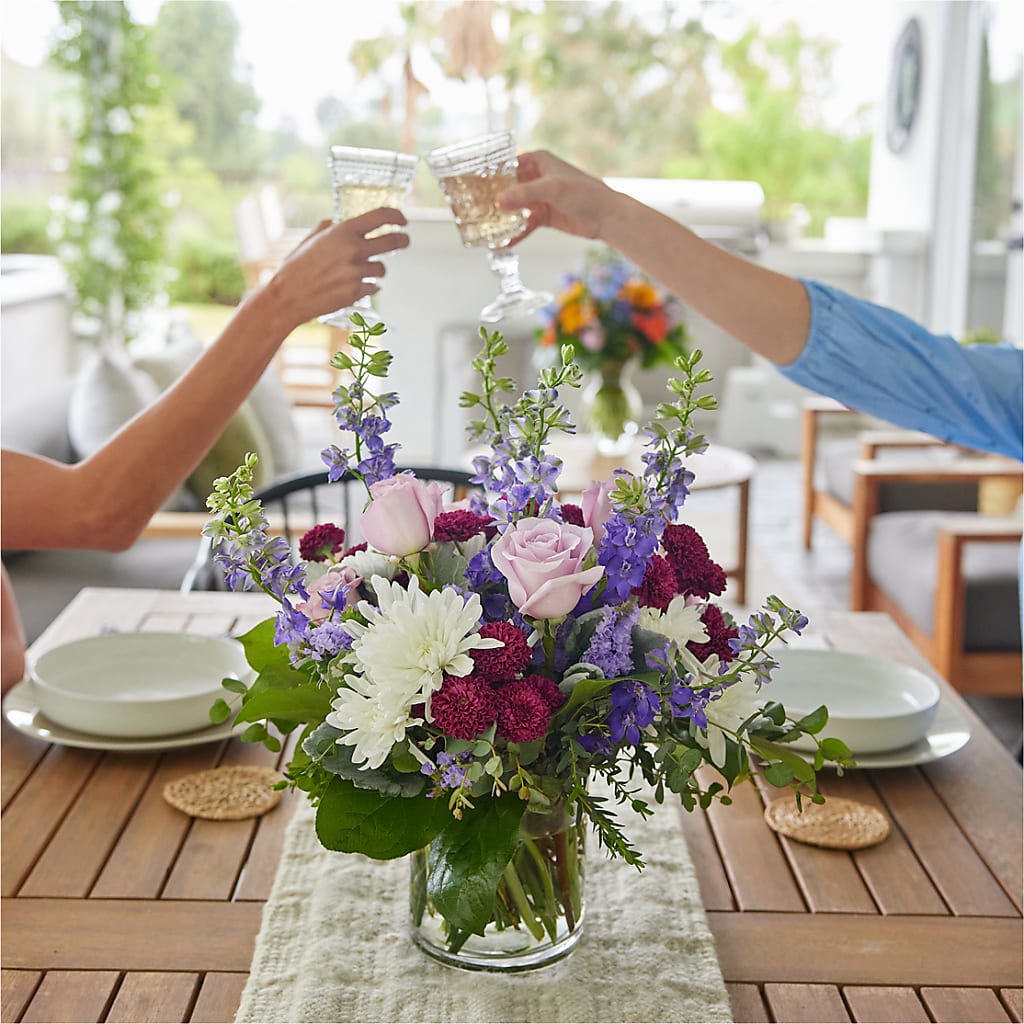 Violet Frost Bouquet –  Showcase Flowers, San Francisco CA