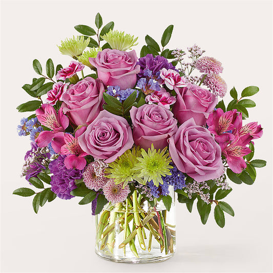 Glass Half Full Bouquet –  Showcase Flowers, San Francisco CA