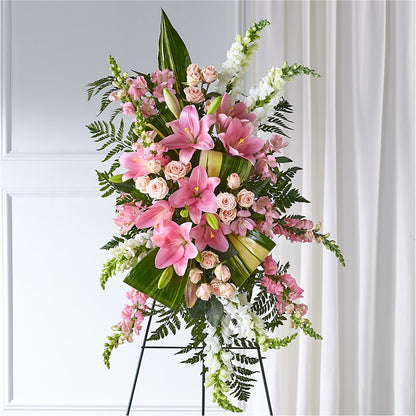 Elegant Embrace Standing Spray –  Showcase Flowers, San Francisco CA