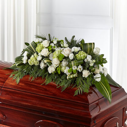 Hopeful Gesture Casket Spray –  Showcase Flowers, San Francisco CA