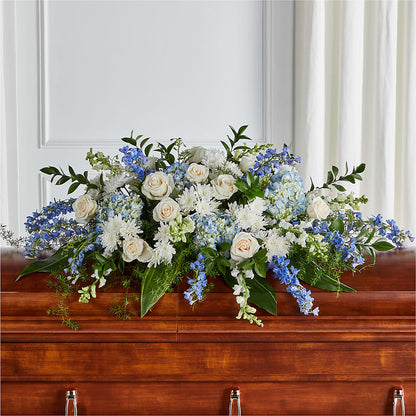 Timeless Essence Casket Spray –  Showcase Flowers, San Francisco CA