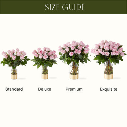 Picture Perfect Pink Rose Bouquet –  Showcase Flowers, San Francisco CA