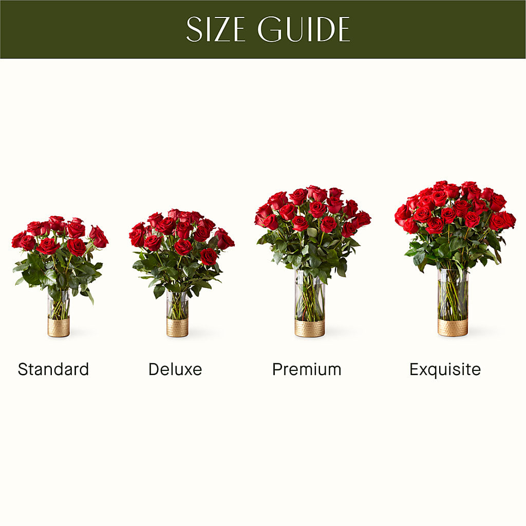 Classic Love Red Rose Bouquet –  Showcase Flowers, San Francisco CA