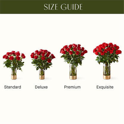Classic Love Red Rose Bouquet –  Showcase Flowers, San Francisco CA
