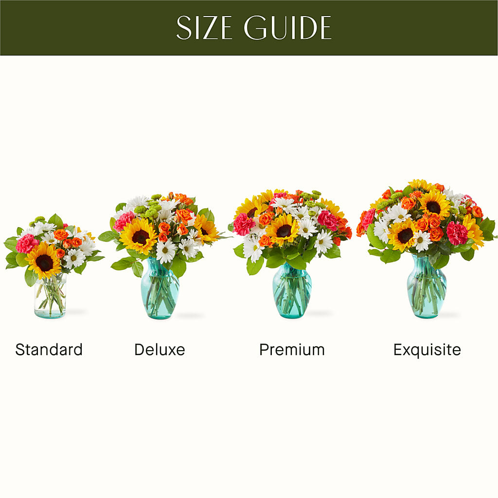 Sun-drenched Blooms Bouquet –  Showcase Flowers, San Francisco CA
