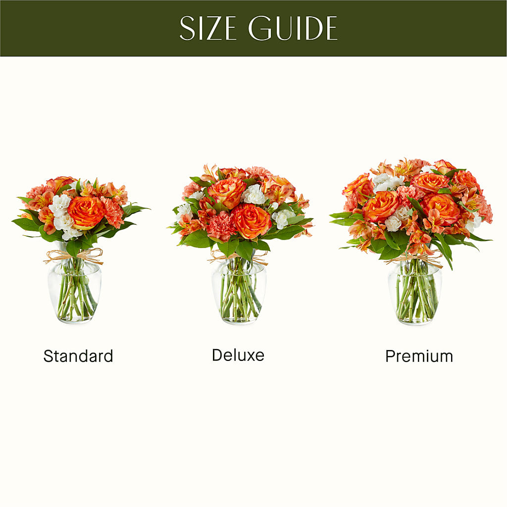 Apricot Glow Bouquet –  Showcase Flowers, San Francisco CA