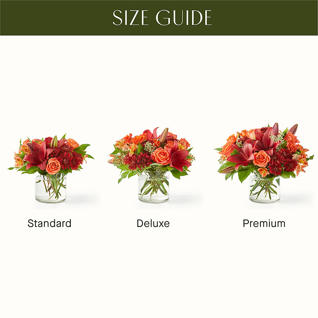 Crimson Leaves Bouquet –  Showcase Flowers, San Francisco CA
