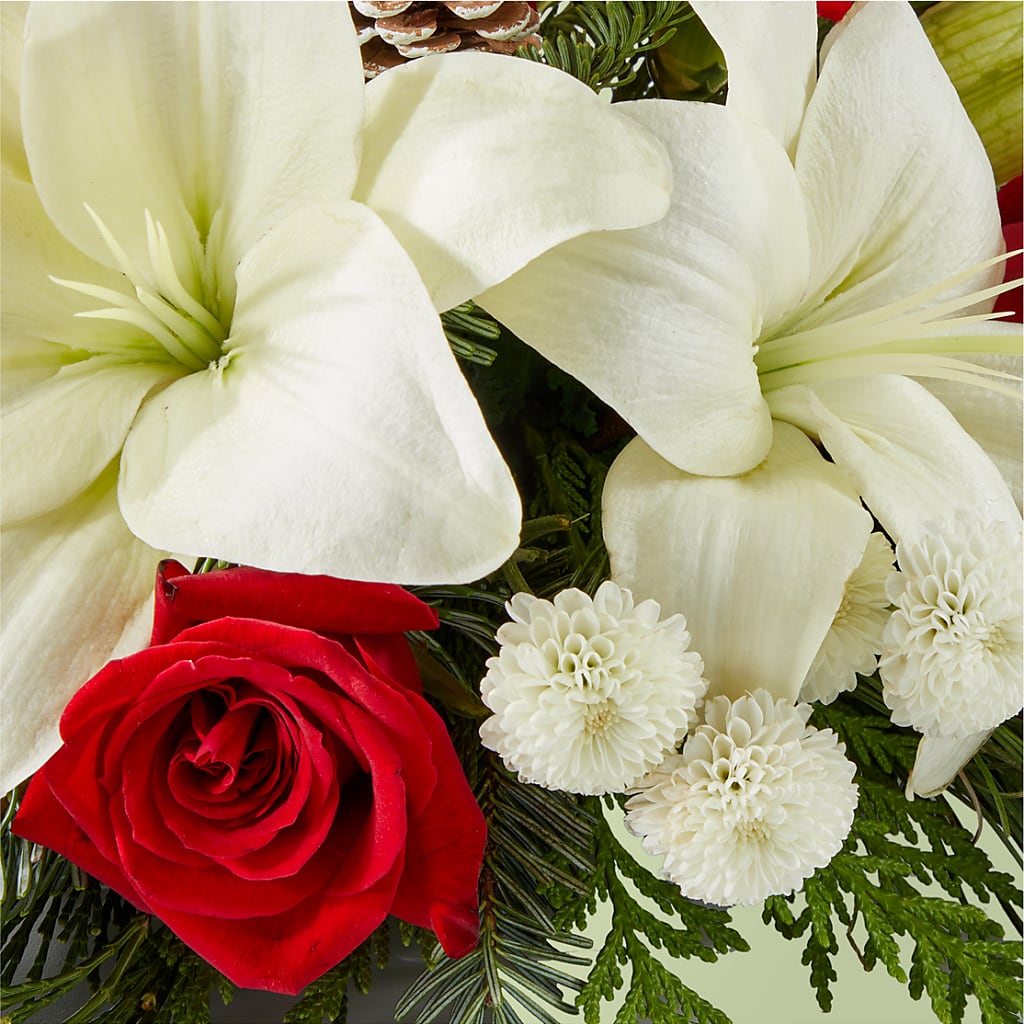 Seasonal Festivities Centerpiece –  Showcase Flowers, San Francisco CA