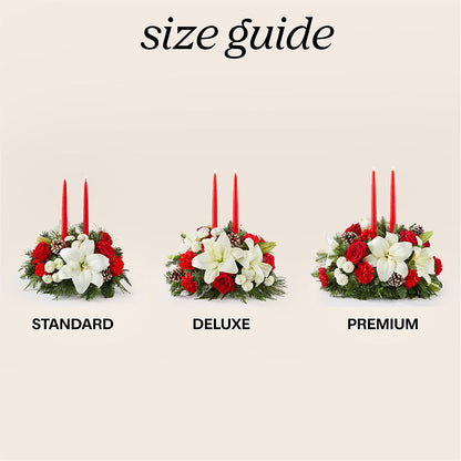Seasonal Festivities Centerpiece –  Showcase Flowers, San Francisco CA