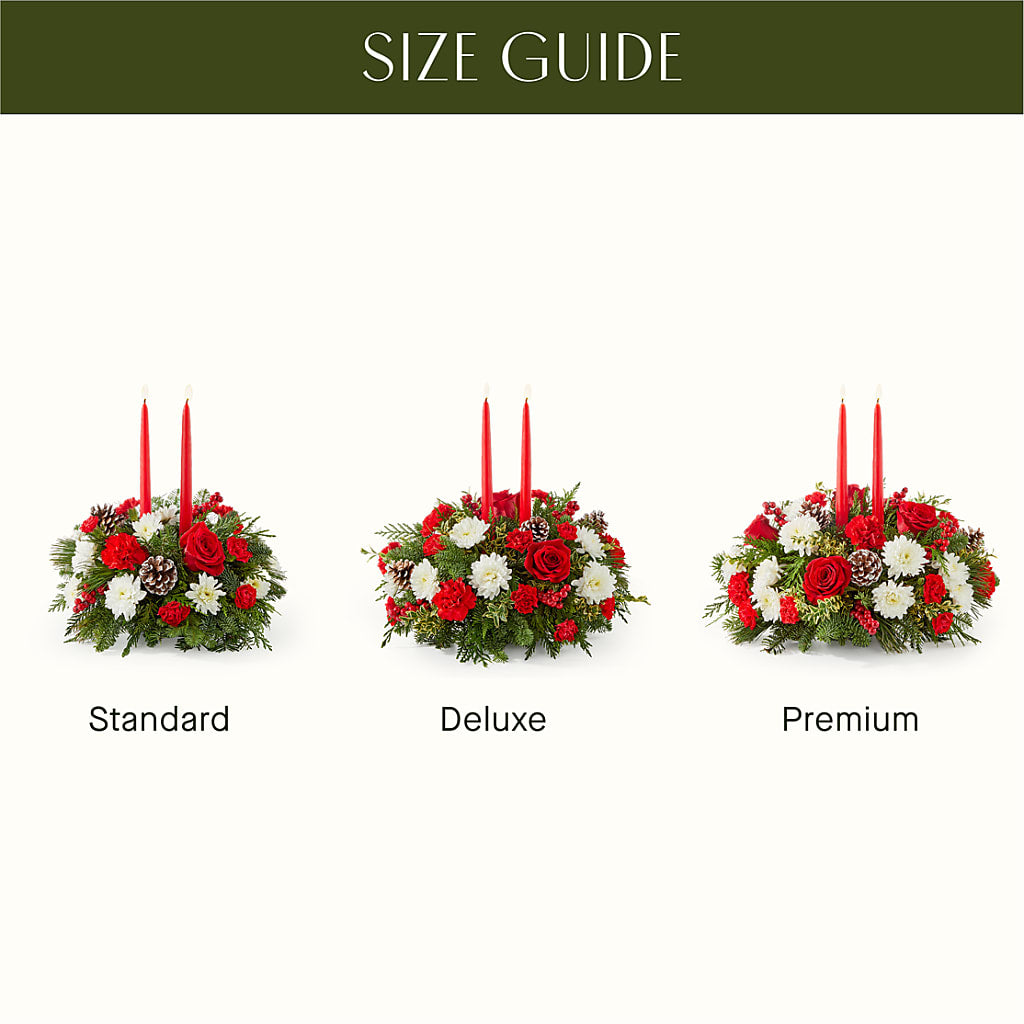Holiday Soiree Centerpiece –  Showcase Flowers, San Francisco CA