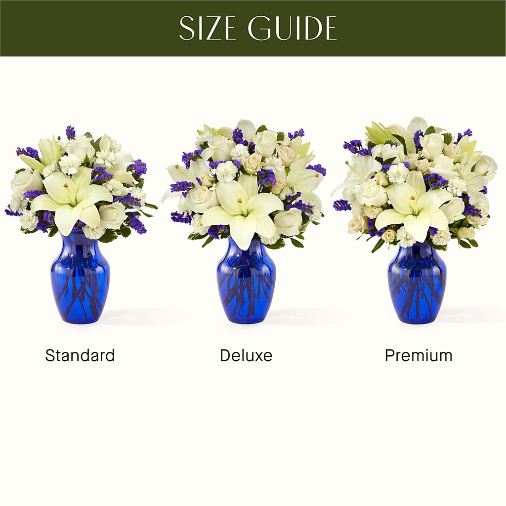 Sapphire Rush Bouquet –  Showcase Flowers, San Francisco CA