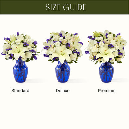 Sapphire Rush Bouquet –  Showcase Flowers, San Francisco CA