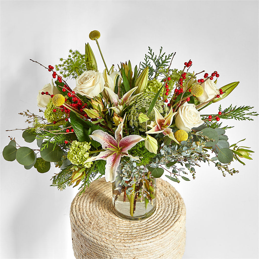Berry & Bright Bouquet –  Showcase Flowers, San Francisco CA