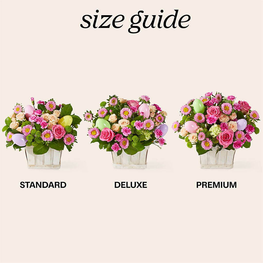Get Eggcited Basket –  Showcase Flowers, San Francisco CA