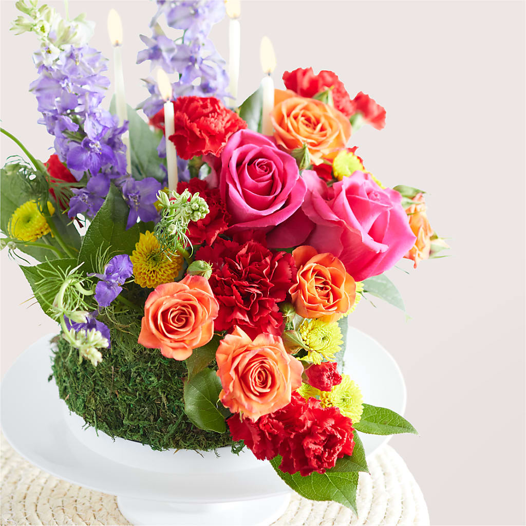 Best Year Yet Floral Cake –  Showcase Flowers, San Francisco CA