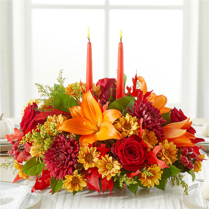 Autumn's Embrace Centerpiece –  Showcase Flowers, San Francisco CA