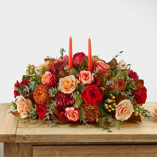 Gather Near Centerpiece –  Showcase Flowers, San Francisco CA