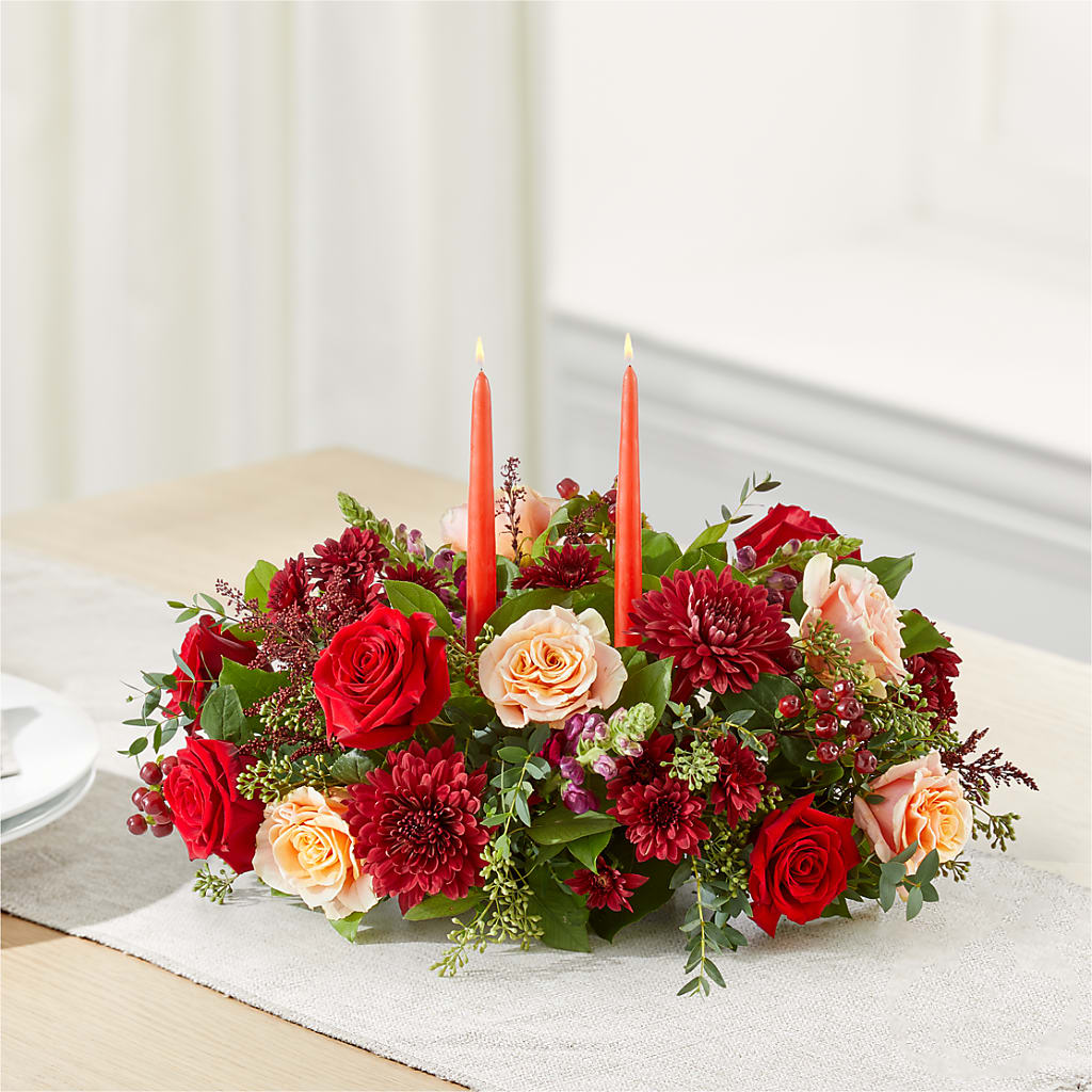 Most Thankful Centerpiece –  Showcase Flowers, San Francisco CA