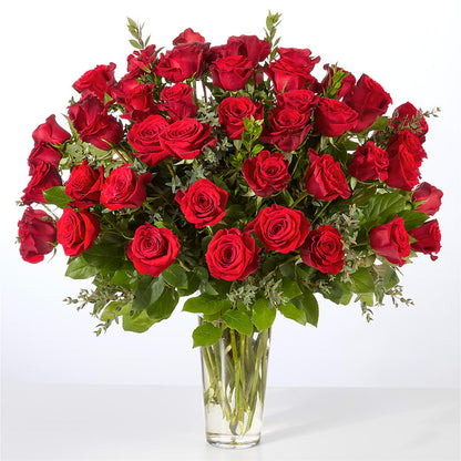 Forever Yours Fifty Stem Red Rose Bouquet –  Showcase Flowers, San Francisco CA