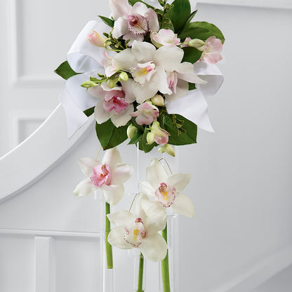 Perfect Entrance Pew Arrangement –  Showcase Flowers, San Francisco CA