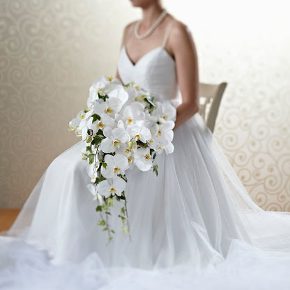 Classic White Bouquet –  Showcase Flowers, San Francisco CA