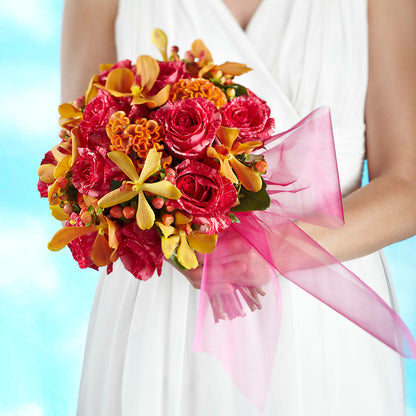 Brilliant Shades of Love Bouquet –  Showcase Flowers, San Francisco CA