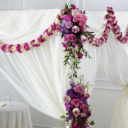 Color & Light Chuppah Decor –  Showcase Flowers, San Francisco CA