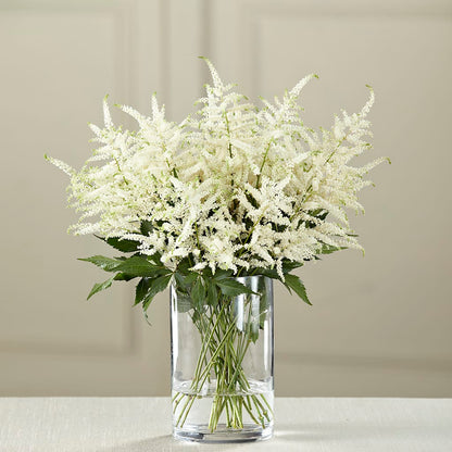 White Astilbe Bouquet –  Showcase Flowers, San Francisco CA